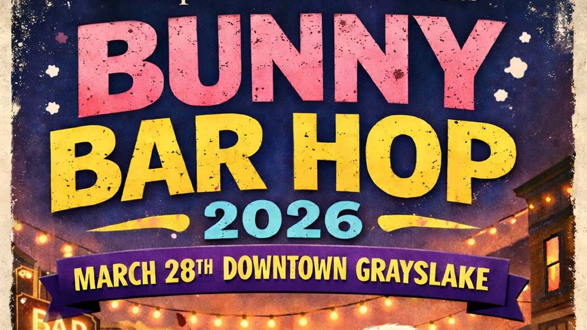 Bunny Bar Hop in Downtown Grayslake